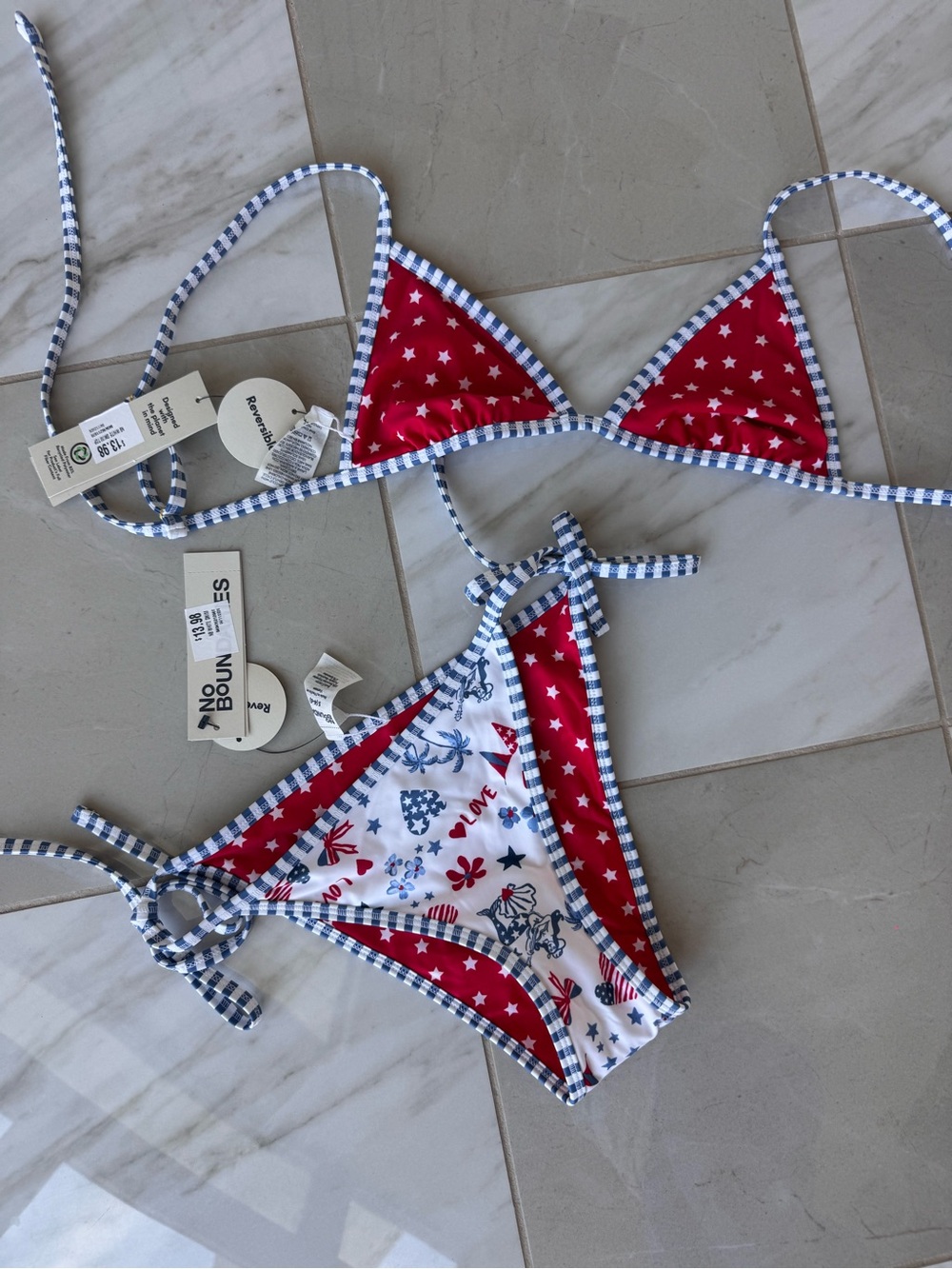 Reversible bikini